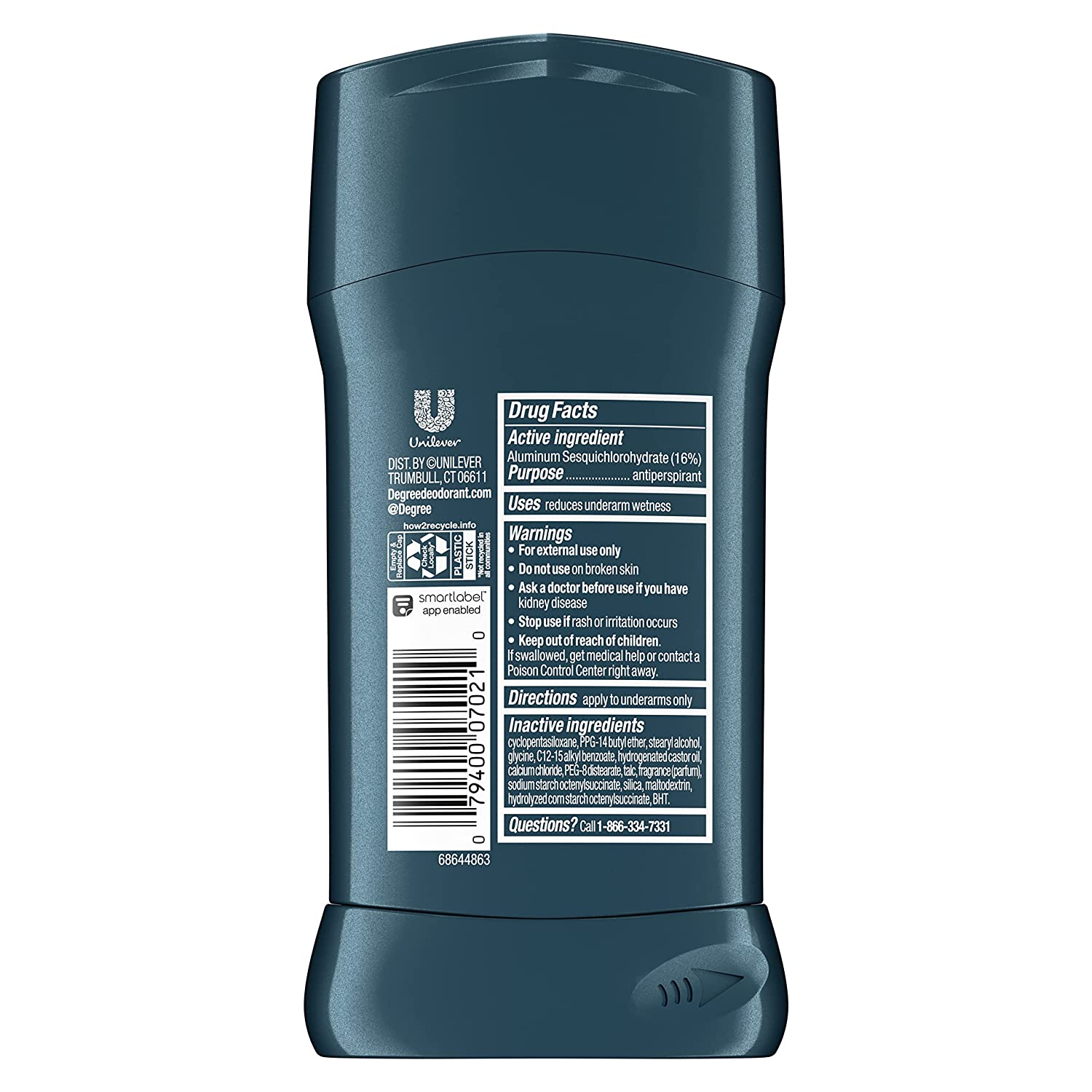 Degree Advanced Protection Antiperspirant Deodorant Sport Defense 4 count 72-Hour Sweat and Odor Protection Antiperspirant For Men With MotionSense Technology 2.7 oz - Image 2